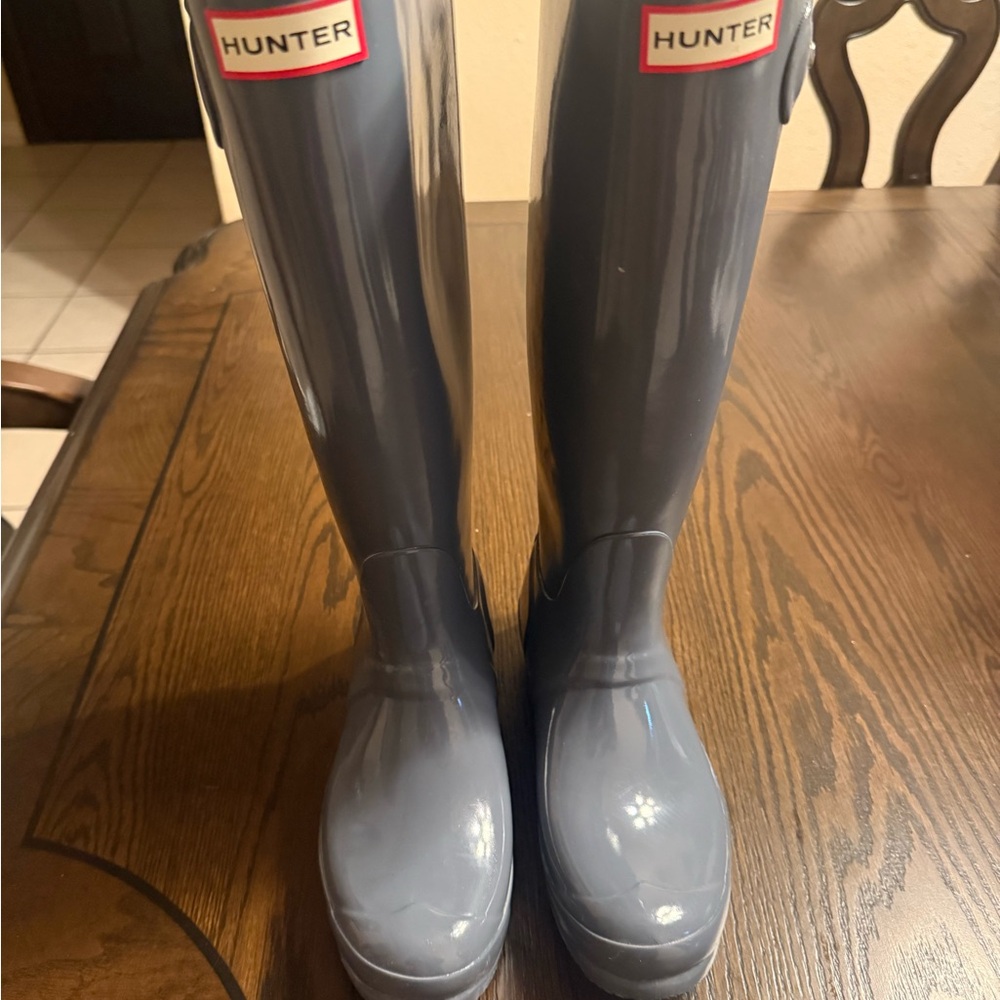 Hunter Classic Gray Tall Boots